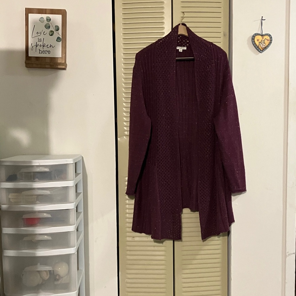 Studio Works Deep Purple Women's Cardigan